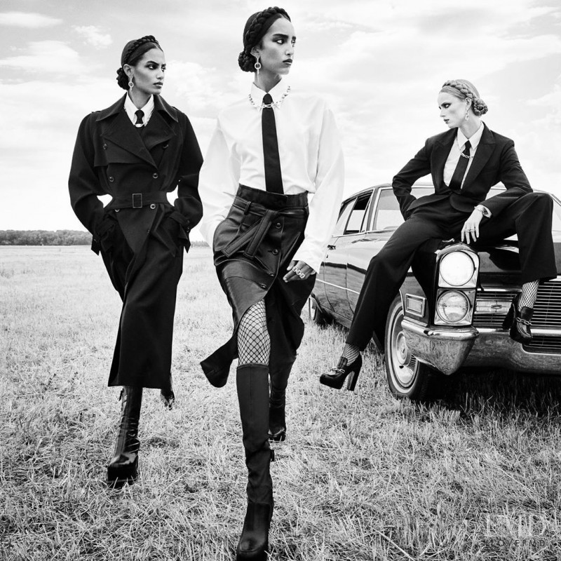 Mona Tougaard featured in  the Zara Woman Collection advertisement for Autumn/Winter 2020