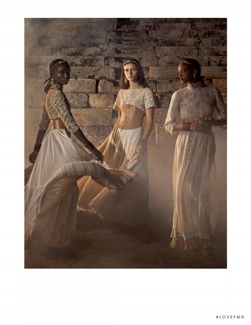 Chai Maximus featured in  the Christian Dior La Tarantata  advertisement for Resort 2021