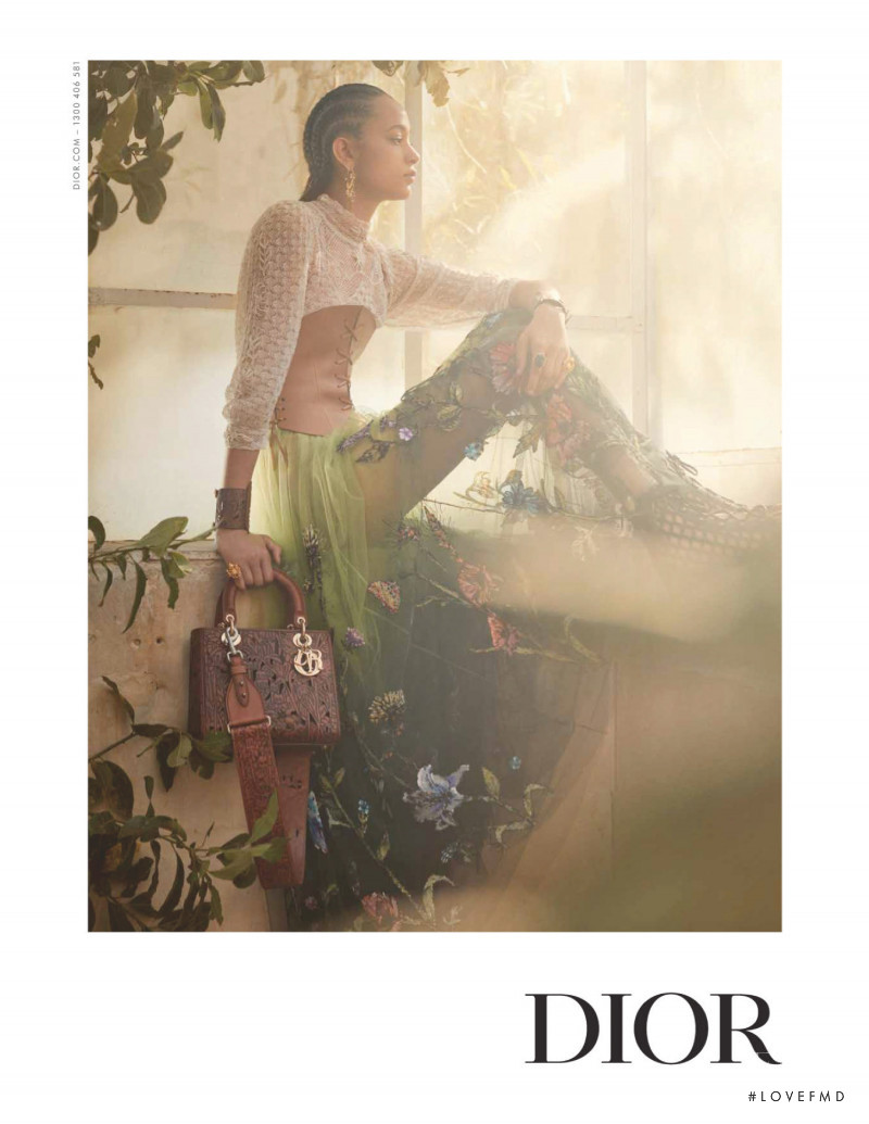 Selena Forrest featured in  the Christian Dior La Tarantata  advertisement for Resort 2021