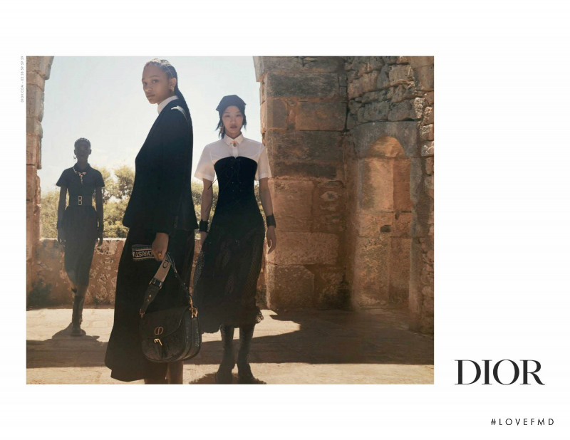 Maty Fall Diba featured in  the Christian Dior La Tarantata  advertisement for Resort 2021