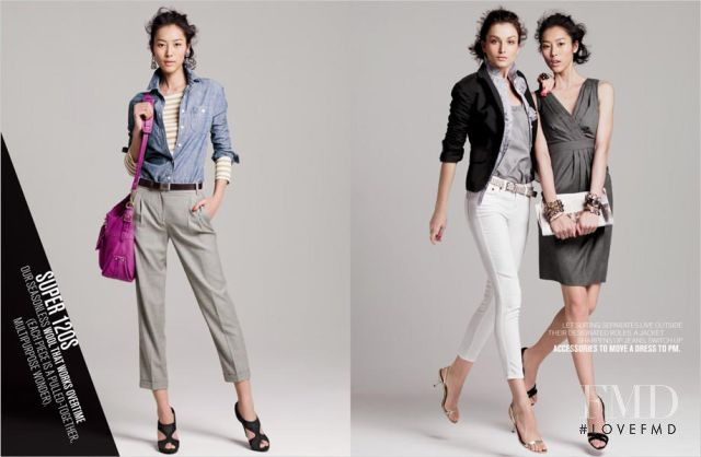 Liu Wen featured in  the J.Crew lookbook for Spring/Summer 2010