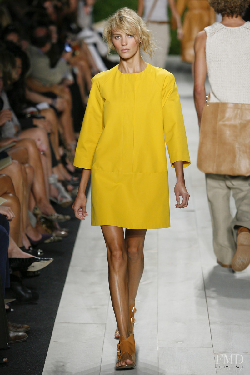 Anja Rubik featured in  the Michael Kors Collection fashion show for Spring/Summer 2011