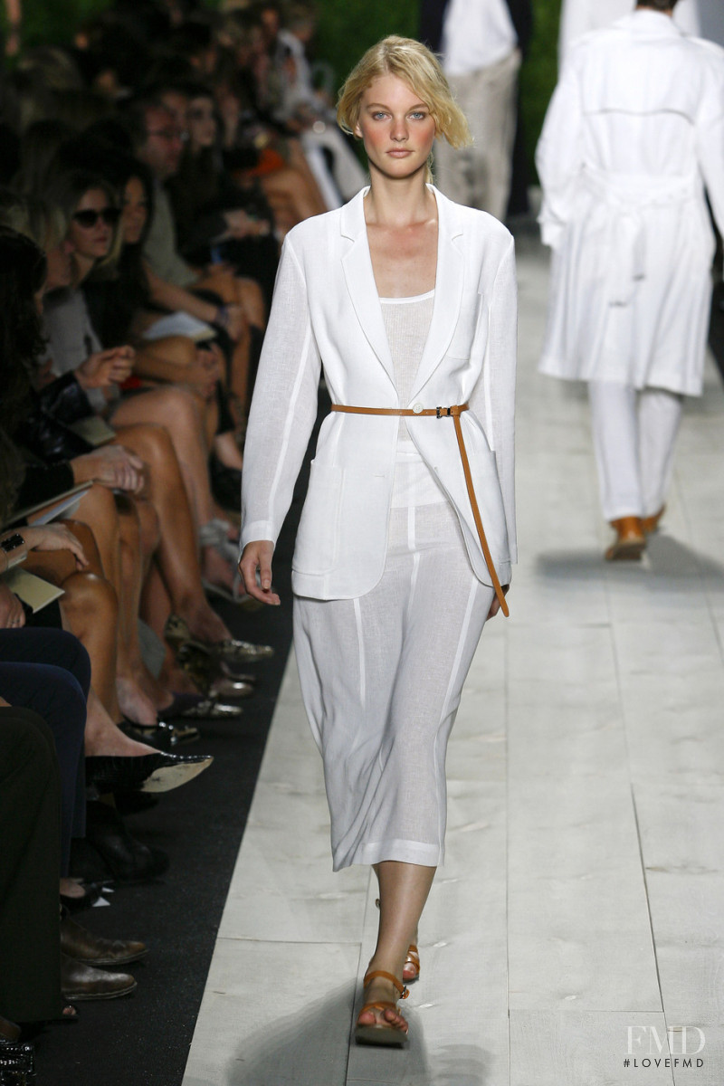 Patricia van der Vliet featured in  the Michael Kors Collection fashion show for Spring/Summer 2011