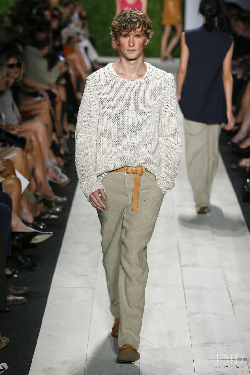 Mathias Lauridsen featured in  the Michael Kors Collection fashion show for Spring/Summer 2011