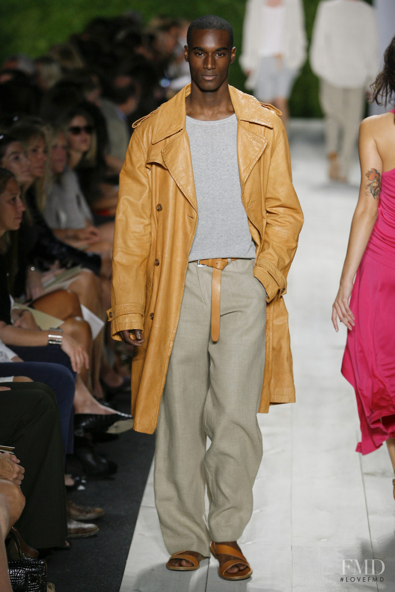 Corey Baptiste featured in  the Michael Kors Collection fashion show for Spring/Summer 2011
