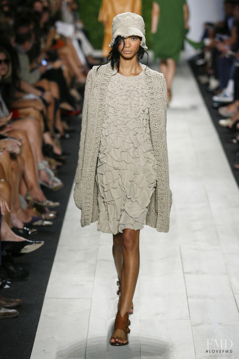 Chanel Iman featured in  the Michael Kors Collection fashion show for Spring/Summer 2011