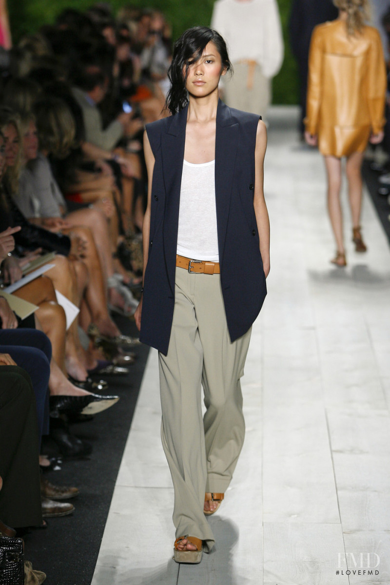 Liu Wen featured in  the Michael Kors Collection fashion show for Spring/Summer 2011