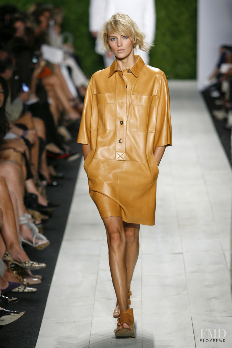 Anja Rubik featured in  the Michael Kors Collection fashion show for Spring/Summer 2011