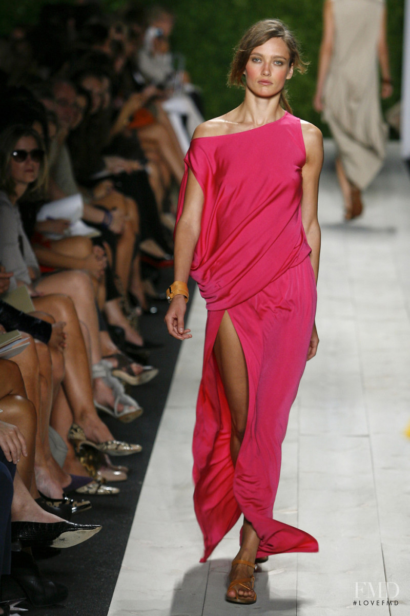 Karmen Pedaru featured in  the Michael Kors Collection fashion show for Spring/Summer 2011