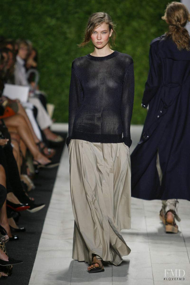 Karlie Kloss featured in  the Michael Kors Collection fashion show for Spring/Summer 2011