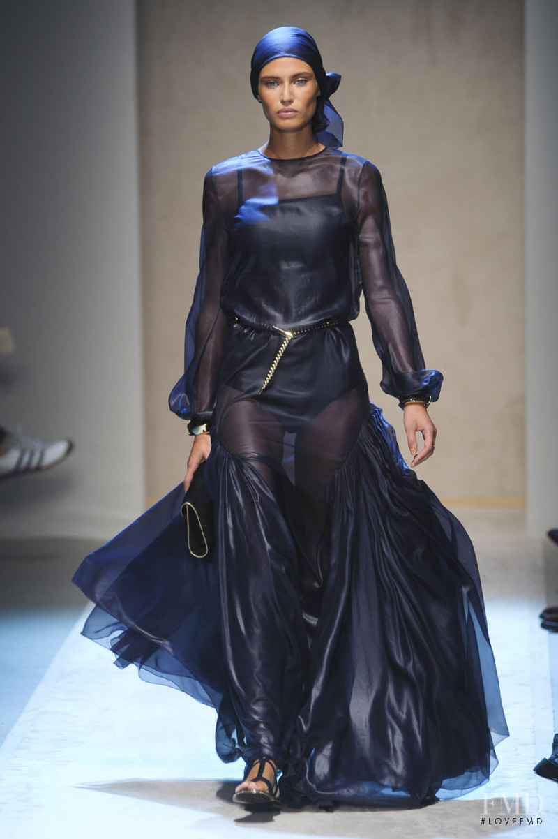 Bianca Balti featured in  the Salvatore Ferragamo fashion show for Spring/Summer 2011