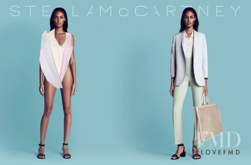 Joan Smalls featured in  the Stella McCartney advertisement for Spring/Summer 2011