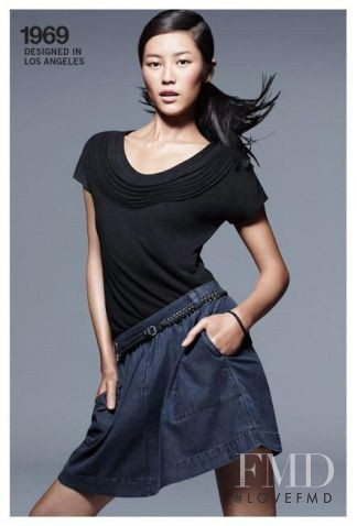 Liu Wen featured in  the Gap advertisement for Spring/Summer 2011