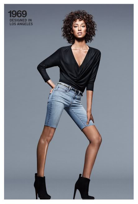 Anais Mali featured in  the Gap advertisement for Spring/Summer 2011