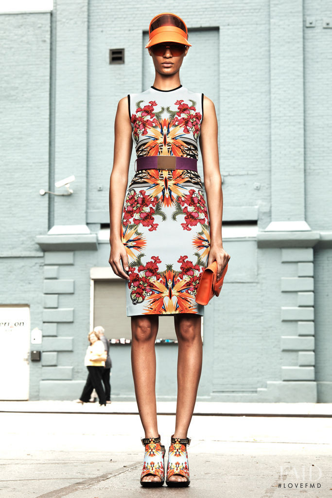 Joan Smalls featured in  the Givenchy lookbook for Resort 2012