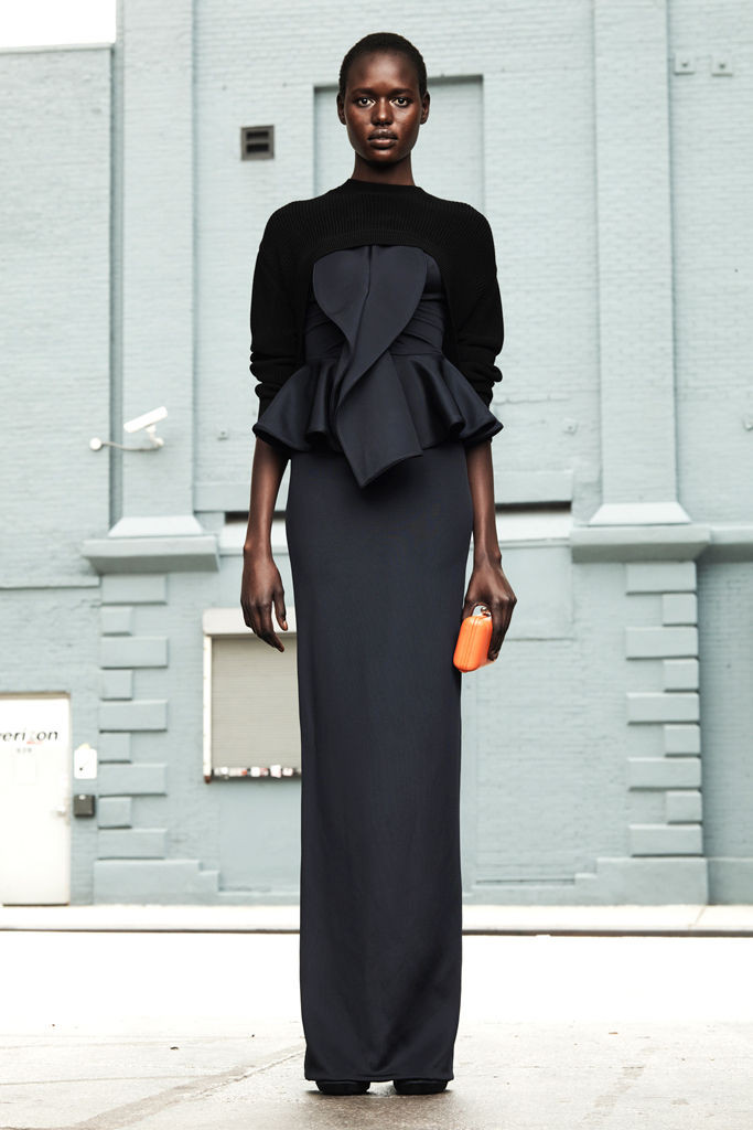 Ajak Deng featured in  the Givenchy lookbook for Resort 2012