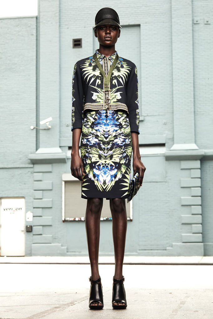 Ajak Deng featured in  the Givenchy lookbook for Resort 2012