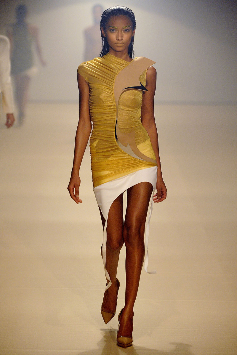 Anais Mali featured in  the Mugler fashion show for Spring/Summer 2012