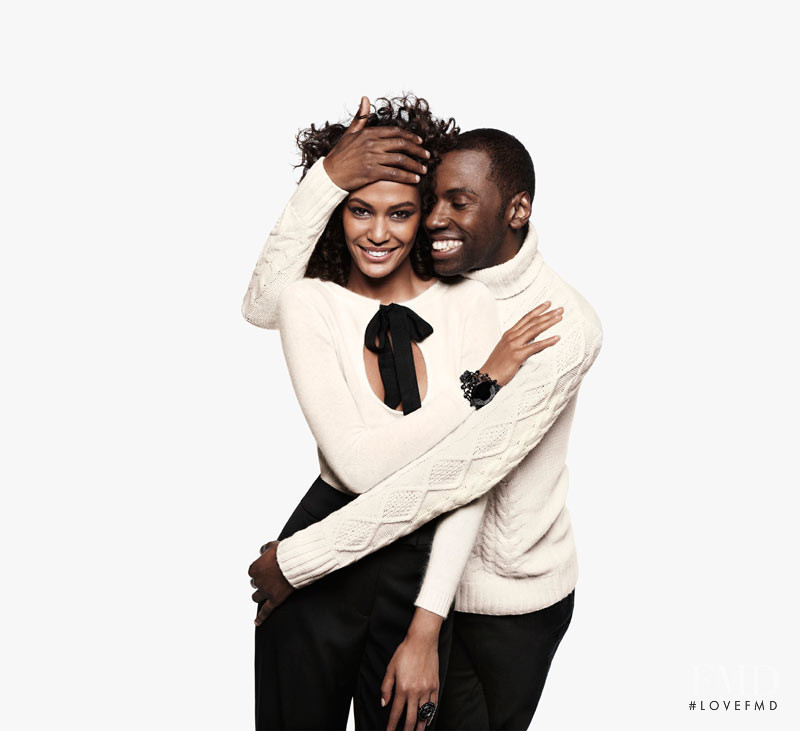 Joan Smalls featured in  the H&M advertisement for Winter 2011