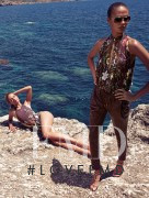 Joan Smalls featured in  the Gucci lookbook for Cruise 2013