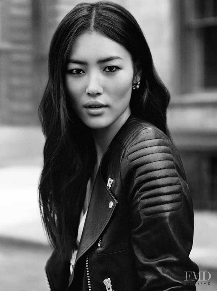 Liu Wen featured in  the H&M Icons Campaign advertisement for Spring/Summer 2013