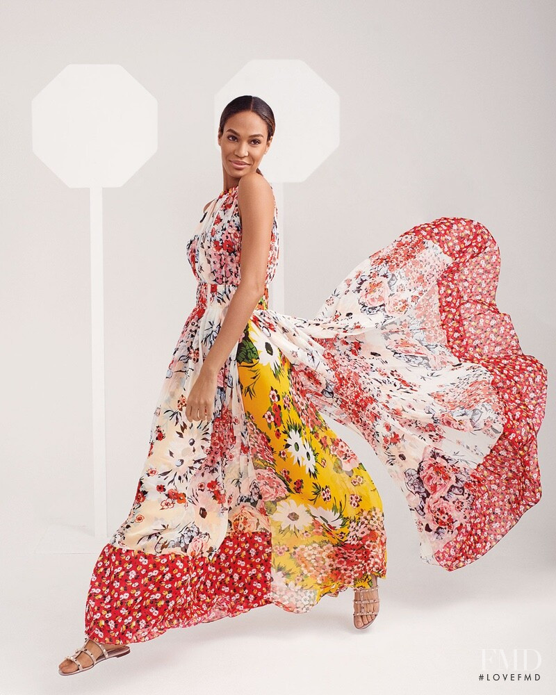 Joan Smalls featured in  the Neiman Marcus The Art of Fashion advertisement for Spring/Summer 2019