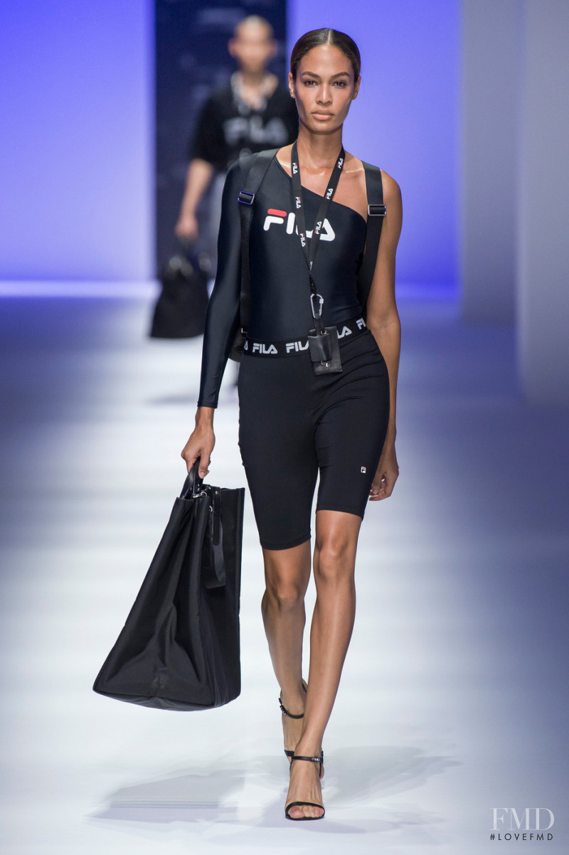 Joan Smalls featured in  the Fila fashion show for Spring/Summer 2019