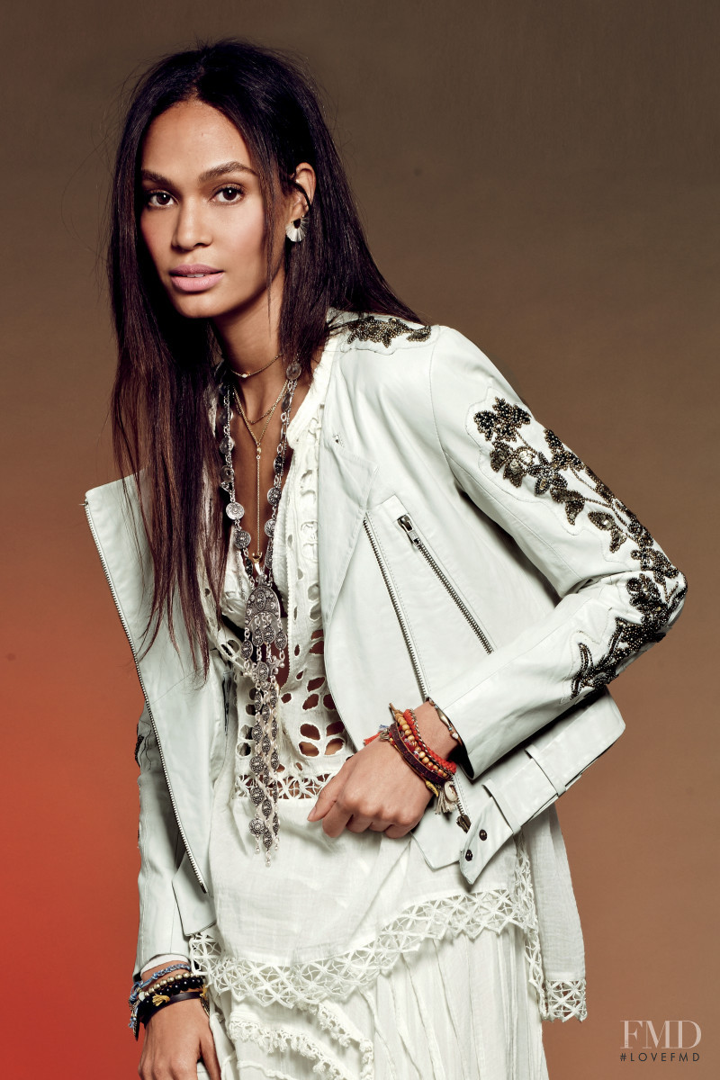 Joan Smalls featured in  the Free People catalogue for Spring/Summer 2016