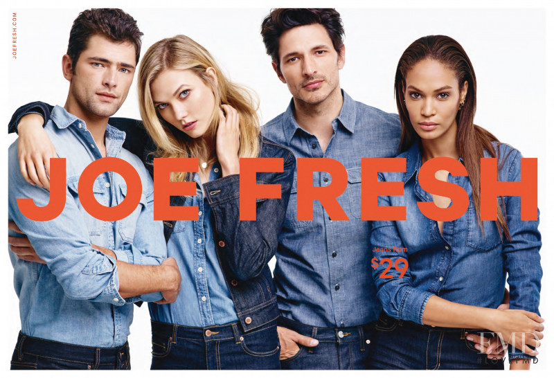 Joan Smalls featured in  the Joe Fresh advertisement for Autumn/Winter 2015