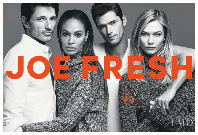 Joan Smalls featured in  the Joe Fresh advertisement for Autumn/Winter 2015