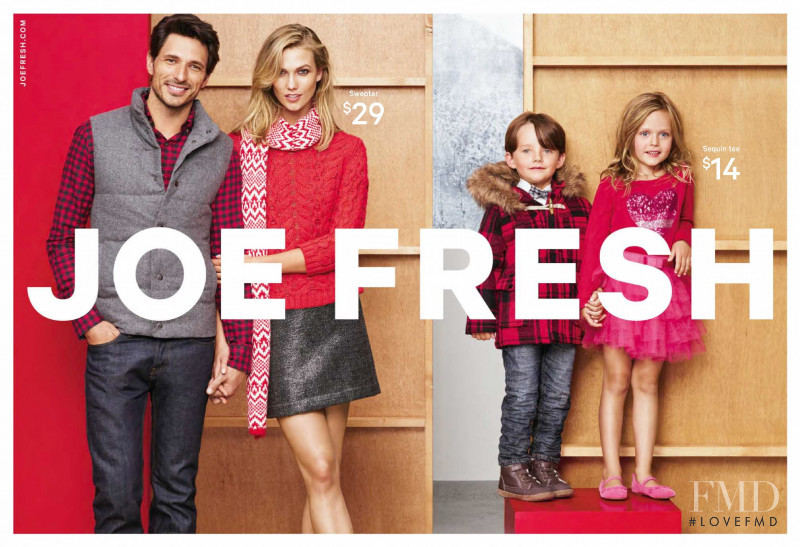 Karlie Kloss featured in  the Joe Fresh advertisement for Autumn/Winter 2015