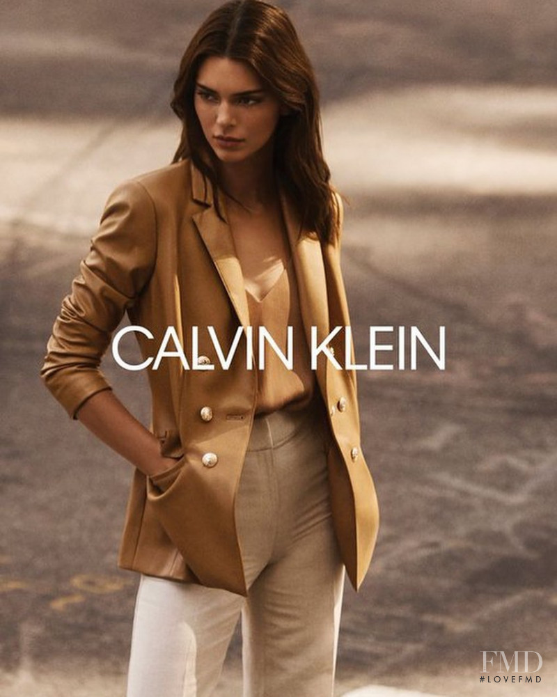 Kendall Jenner featured in  the Calvin Klein advertisement for Fall 2020