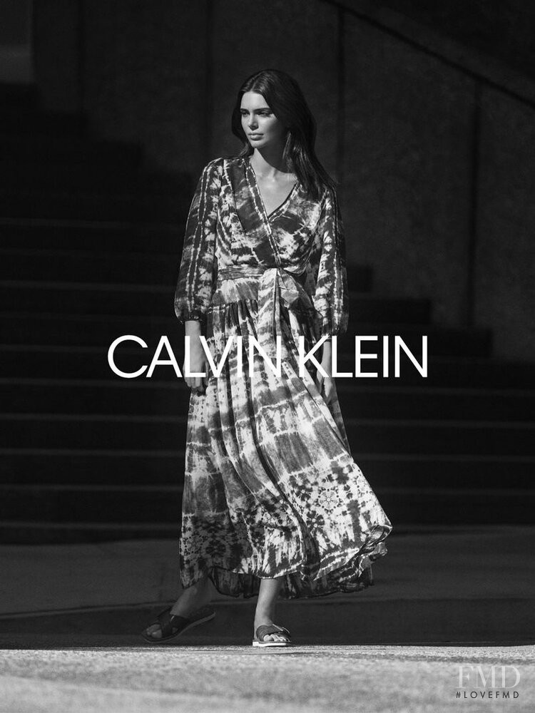 Kendall Jenner featured in  the Calvin Klein advertisement for Fall 2020