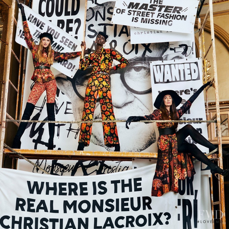 Desigual Desigual x Monsieur Christian Lacroix advertisement for Autumn/Winter 2020