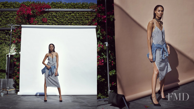 Joan Smalls featured in  the La Ligne advertisement for Summer 2016