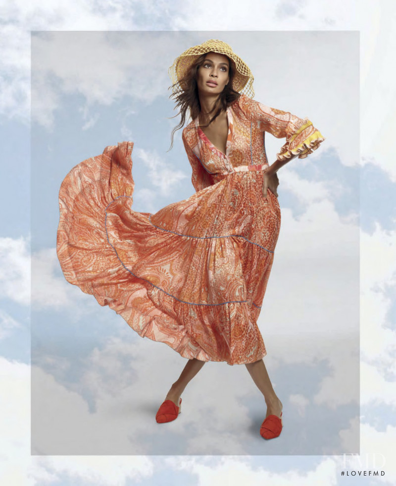 Joan Smalls featured in  the Saks Fifth Avenue advertisement for Spring/Summer 2019