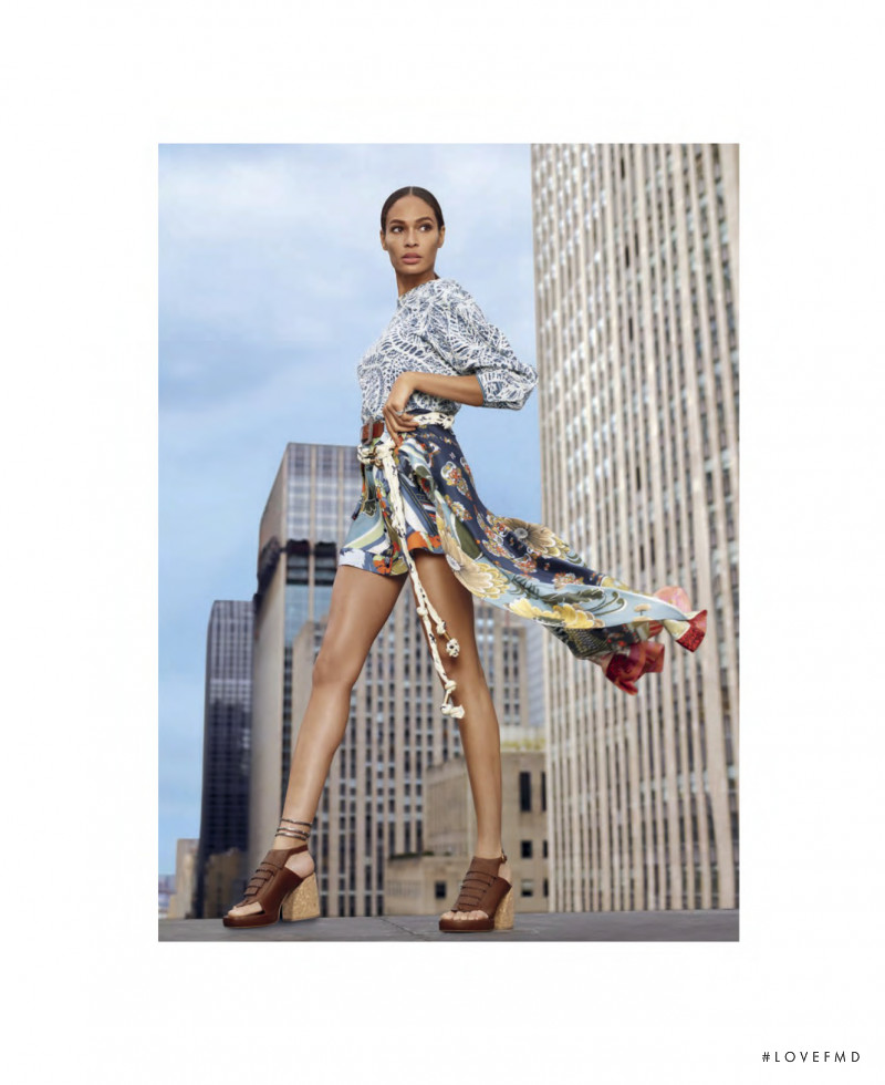 Joan Smalls featured in  the Saks Fifth Avenue advertisement for Spring/Summer 2019