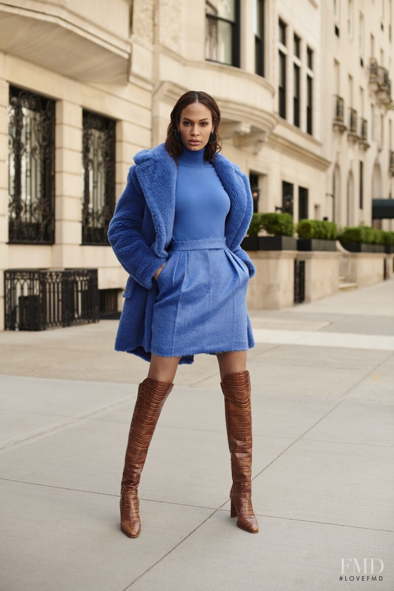 Joan Smalls featured in  the Bloomingdales Mix Masters advertisement for Fall 2019