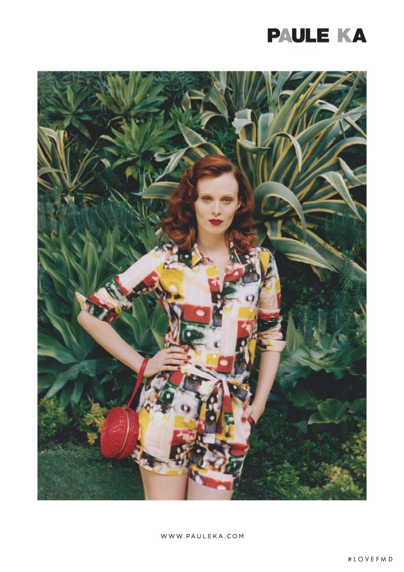 Karen Elson featured in  the PAULE KA advertisement for Spring/Summer 2014