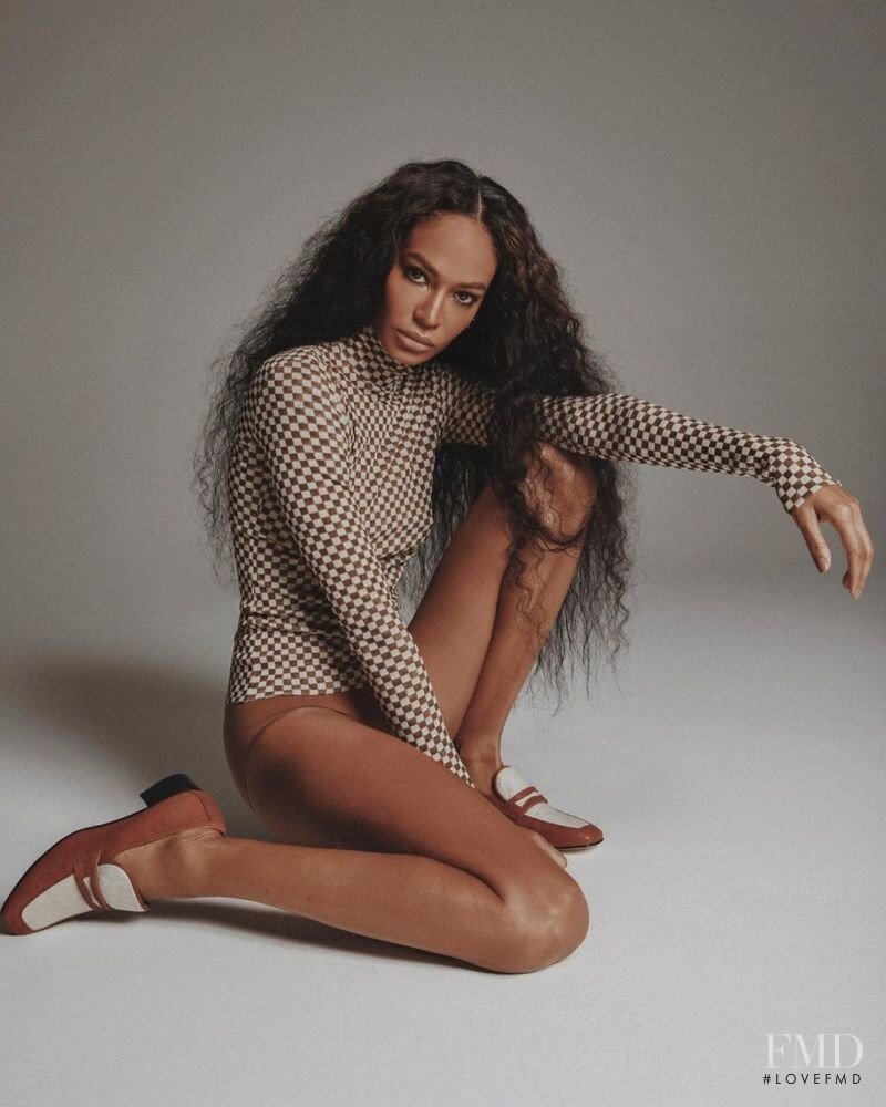 Joan Smalls featured in  the Brother Vellies advertisement for Autumn/Winter 2020