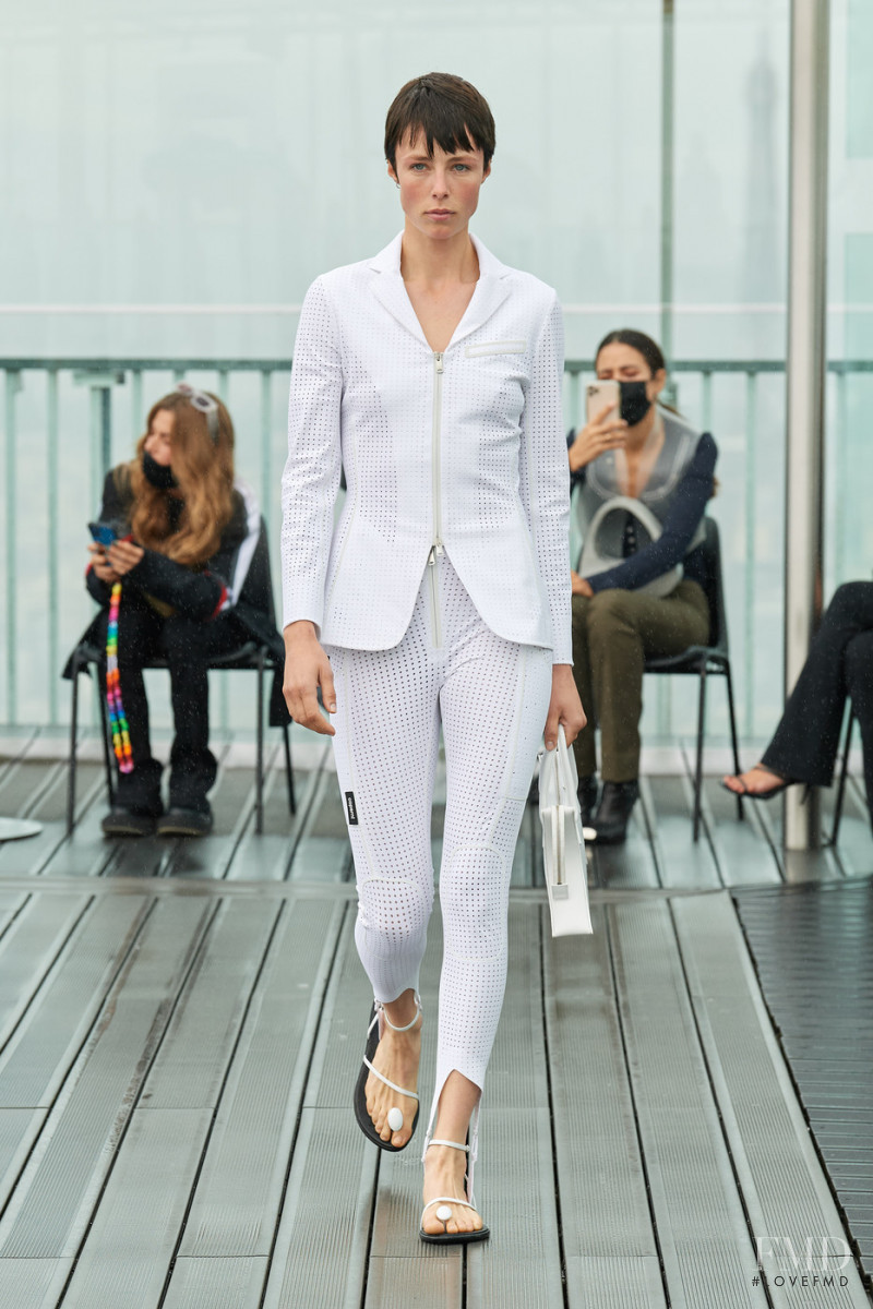 Edie Campbell featured in  the Coperni fashion show for Spring/Summer 2021