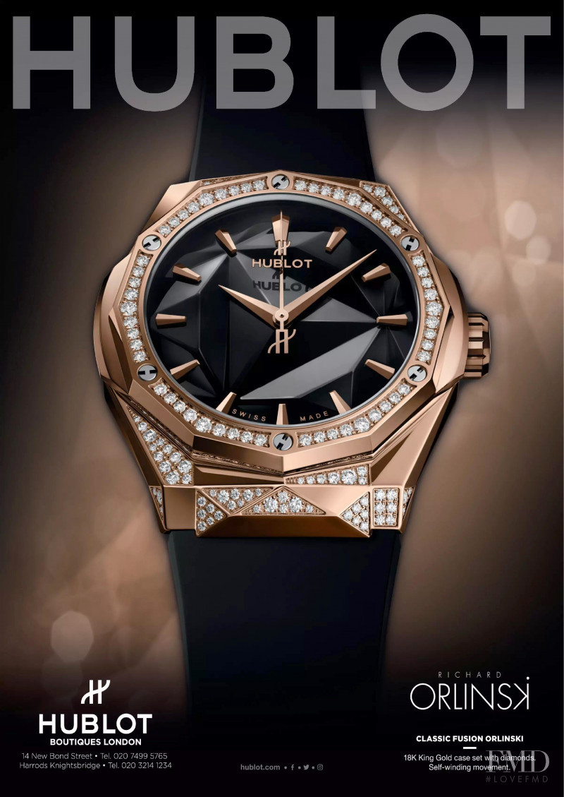 Hublot advertisement for Autumn/Winter 2020