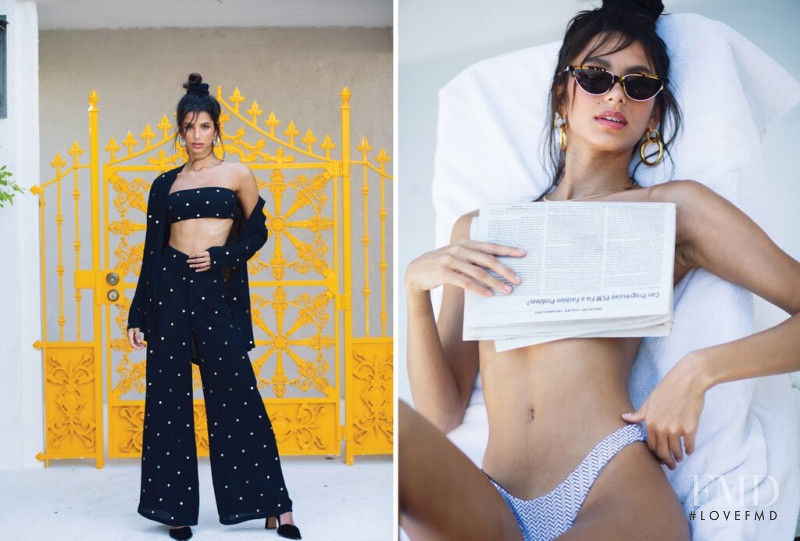 Bruna Lirio featured in  the Beach Riot lookbook for Spring/Summer 2019