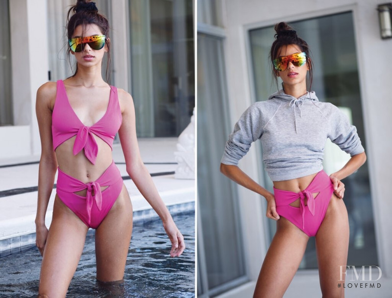 Bruna Lirio featured in  the Beach Riot lookbook for Spring/Summer 2019