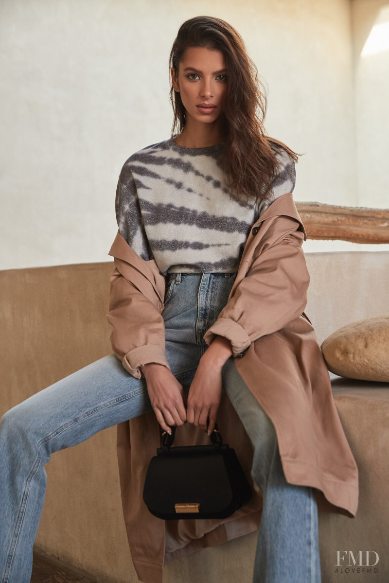 Bruna Lirio featured in  the REVOLVE advertisement for Spring/Summer 2020