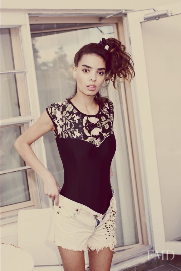 Sabrina Nait featured in  the Free People Early Morning Light lookbook for Summer 2012