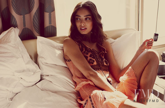 Sabrina Nait featured in  the Free People Early Morning Light lookbook for Summer 2012