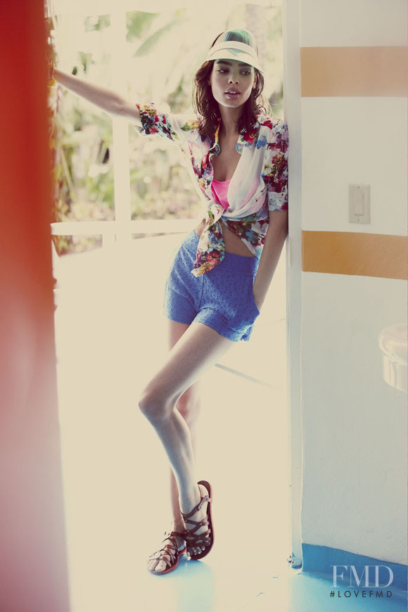 Sabrina Nait featured in  the Free People Early Morning Light lookbook for Summer 2012