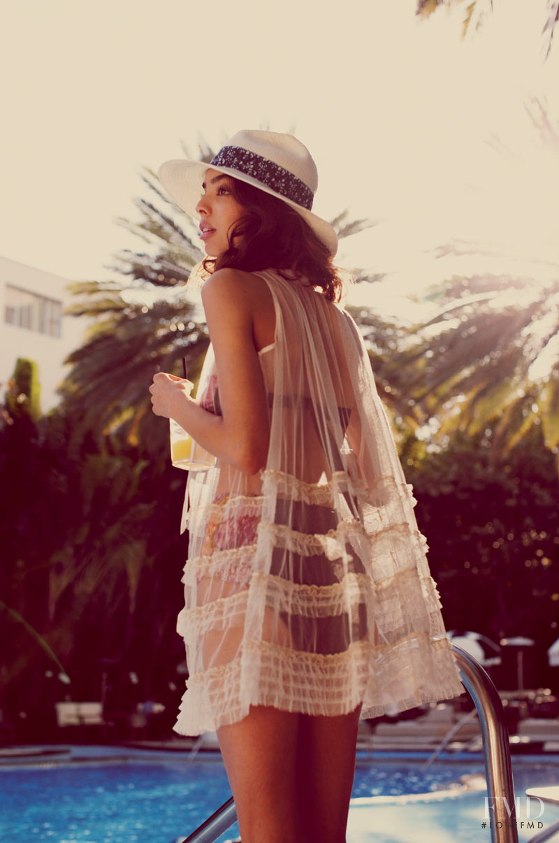 Sabrina Nait featured in  the Free People Early Morning Light lookbook for Summer 2012