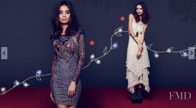 Sabrina Nait featured in  the Free People lookbook for Holiday 2012